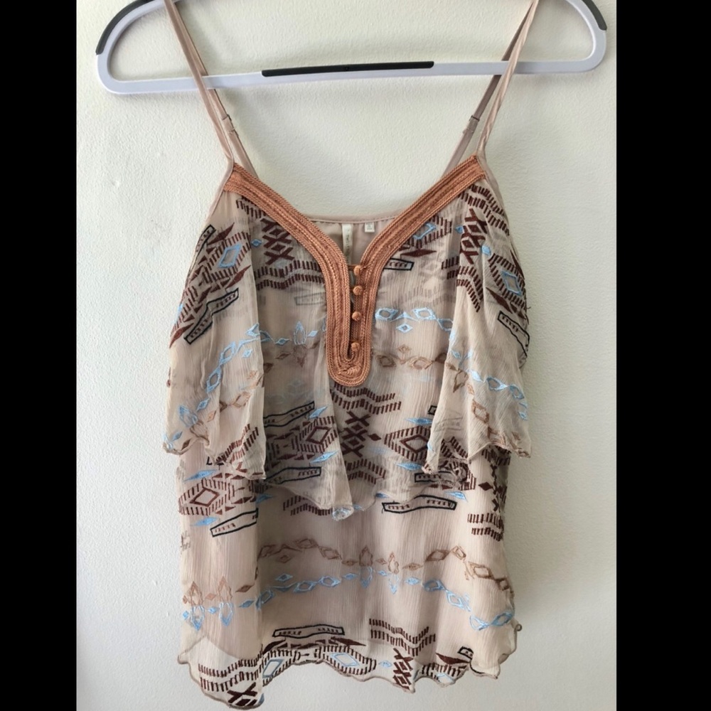 Embroidered Beachy/Summer Blouse